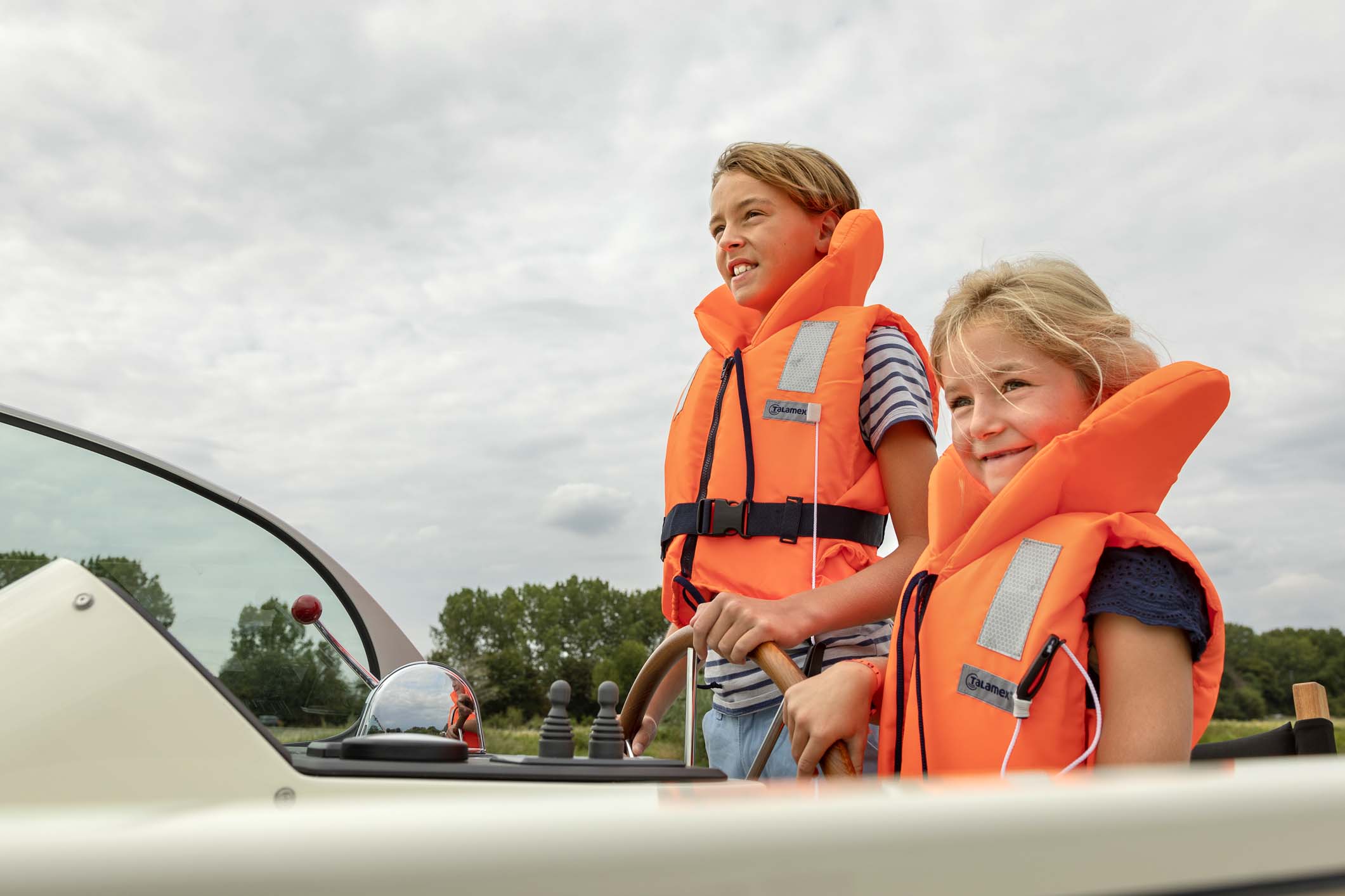 Children on board your charter yacht