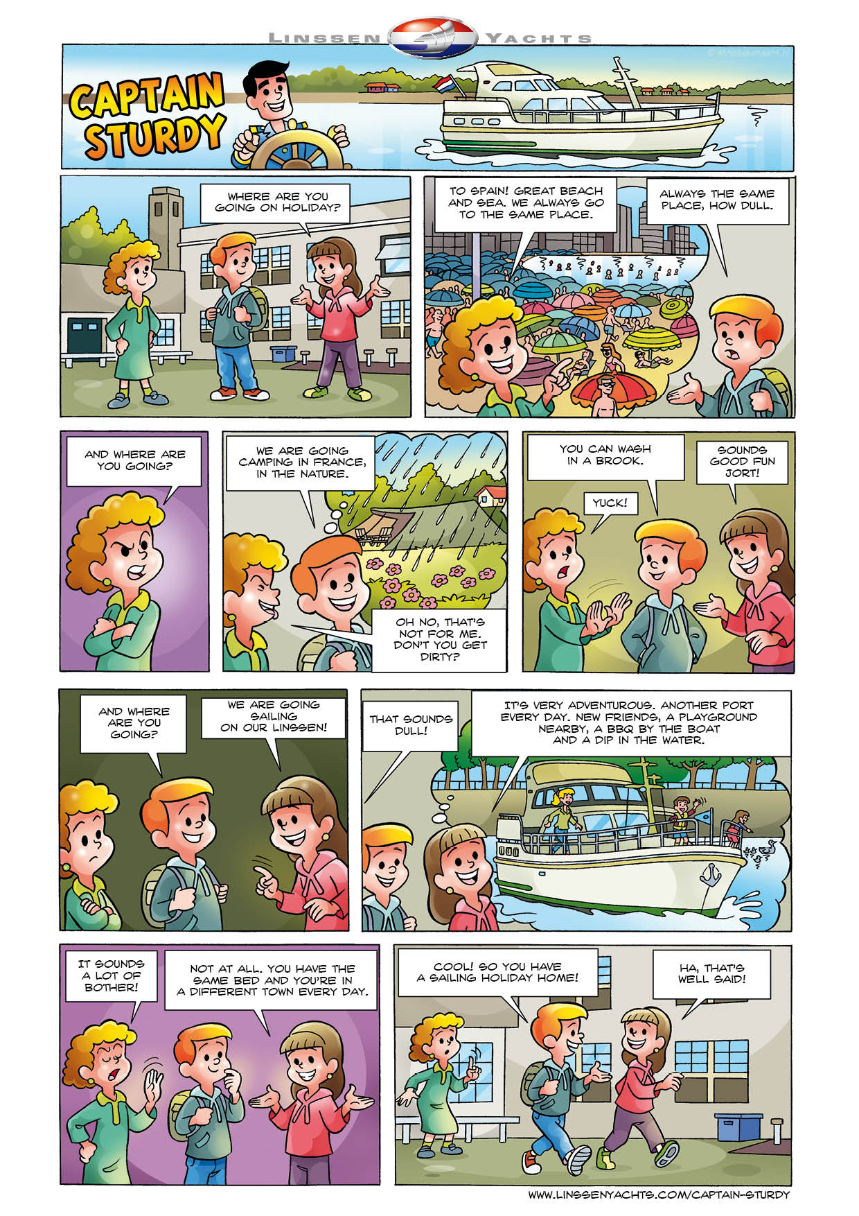 Captain Sturdy comic