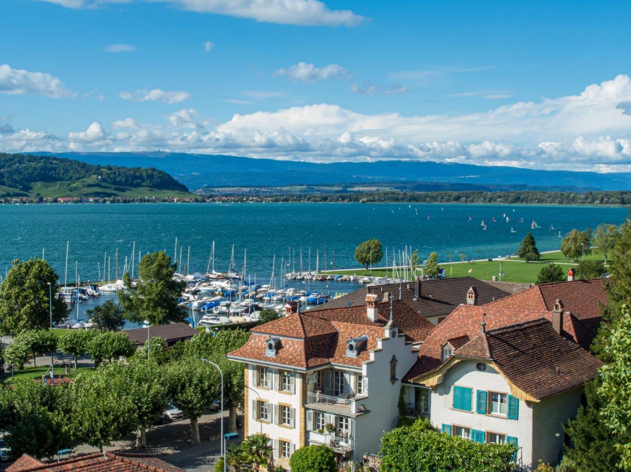 shutterstock 1495224398 Sailboats on Murtensee in Switzerland