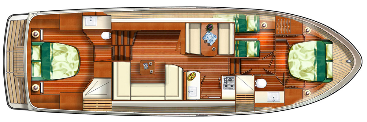 Linssen Grand Sturdy 45.0 AC Variotop layout
