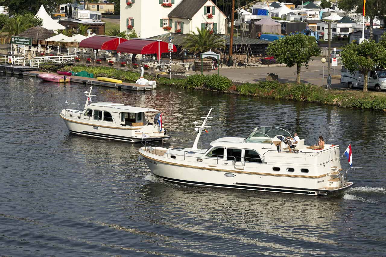 Varen op de Moesel bij Schweich/Trier